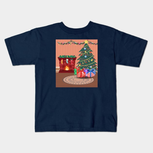 Presents Of Mind Kids T-Shirt by AlmostMaybeNever